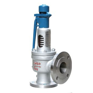 Spring loaded full lift safety valve with a leverA48Y